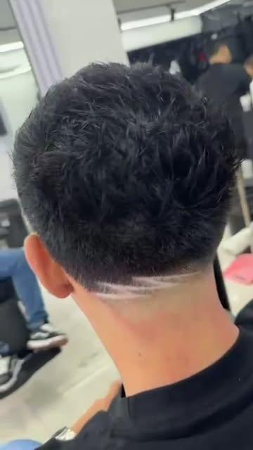 Degradado limpio en la nuca